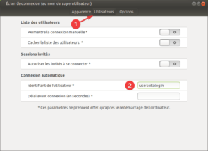 activer autologin dans ubuntu mate