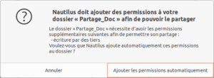 ajout permissions pour autres