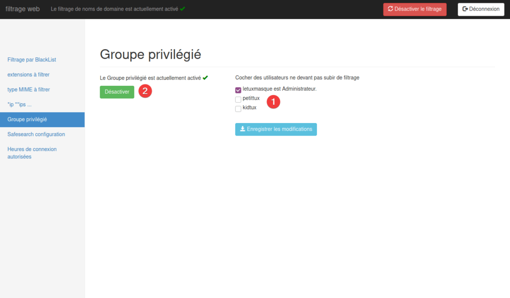 Groupe privilégié