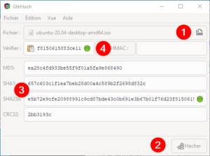 Vérifier l’intégrité d’un fichier sous Windows avec Gtkhash