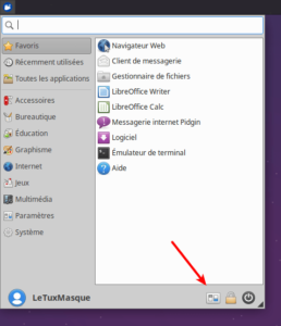 accès paramètres Xubuntu