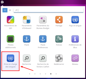 accès prise en charge des langues Ubuntu budgie - 1