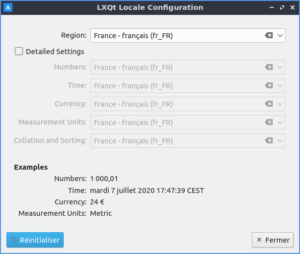 local configuration Lubuntu 20.04