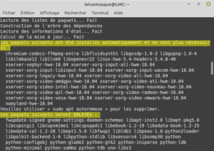 mintupgrade check - analyse des résultats de la simulation pour mettre à niveau vers Linux Mint 20