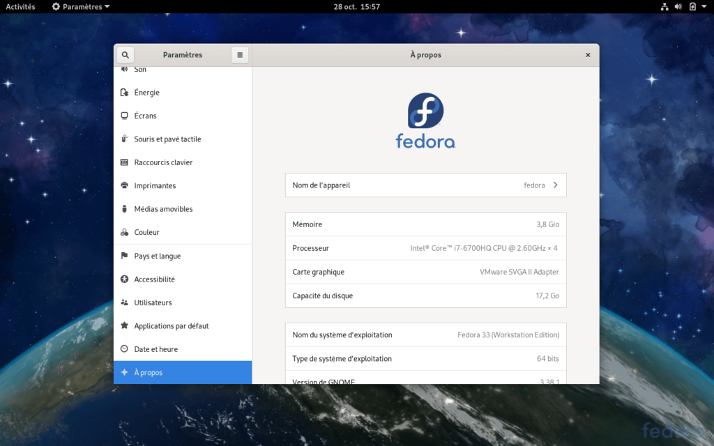 Fedora 33