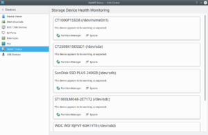 Disques Plasma dans KDE Plasma 5.20