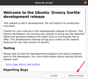 Notes de version de Ubuntu 20.10