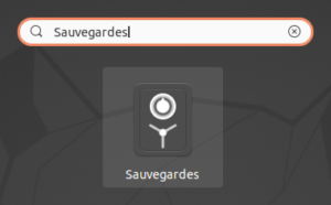 Lanceur Sauvegardes sur Ubuntu 20.04 LTS