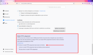 firefox 83 activer mode https-only