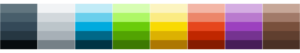 Palette couleur Xfce