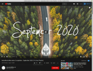 Web app Youtube dans Linux Mint 20.1