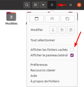 Afficher les fichiers et dossiers cachés dans Ubuntu