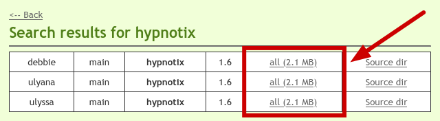 Hypnotix sur le dépôt de Linux Mint