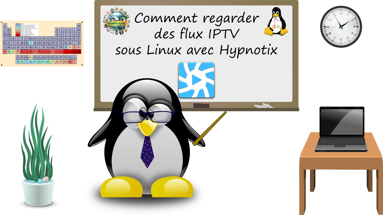 Regarder des flux IPTV sous Linux avec Hypnotix