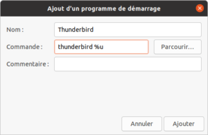 Ajout application au démarrage de Ubuntu