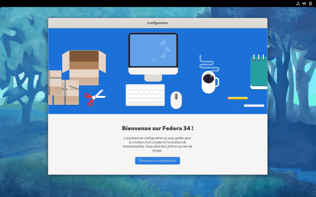 Bienvenue dans Fedora 34