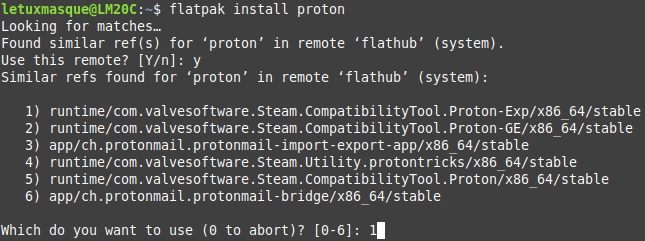 Installation extension Steam Flatpak 2