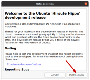 Notes de version de Ubuntu 21.04 Hirsute Hippo