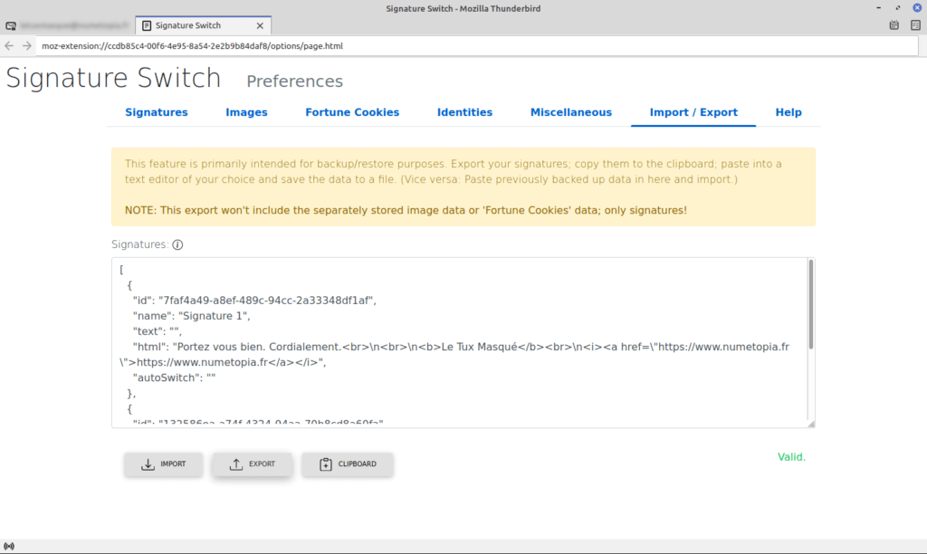 Comment insérer une signature à un mail dans Thunderbird Numétopia — free download