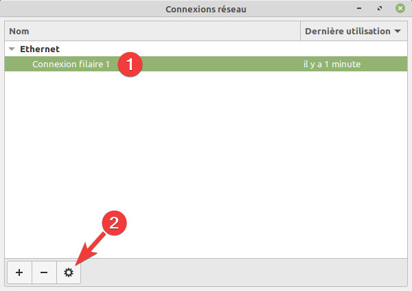 Connexions réseau