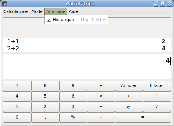 MATE 1.26 - calculatrice