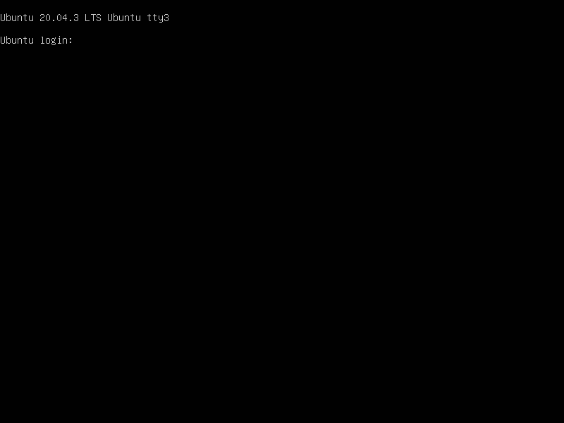 console tty3 ubuntu
