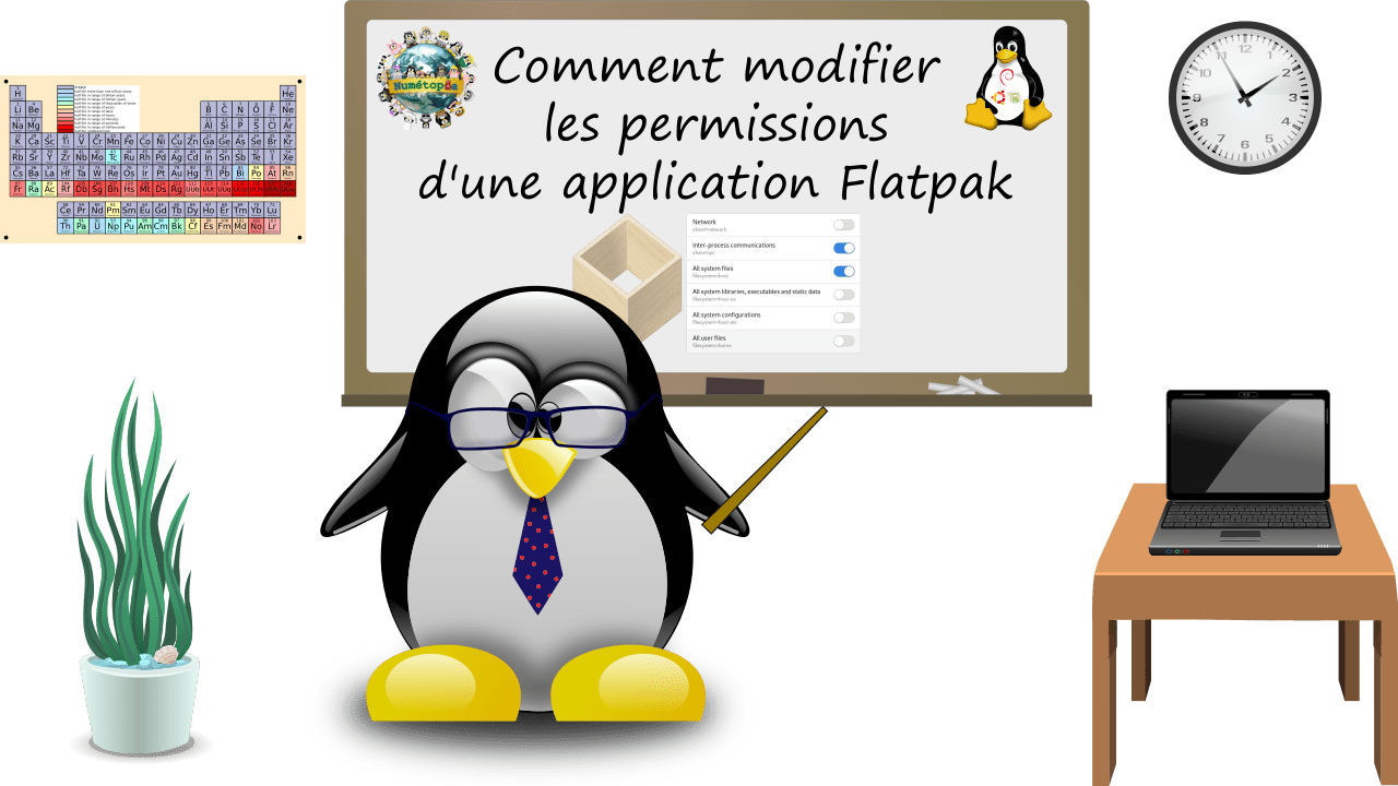 Comment modifier les permissions d'une application Flatpak