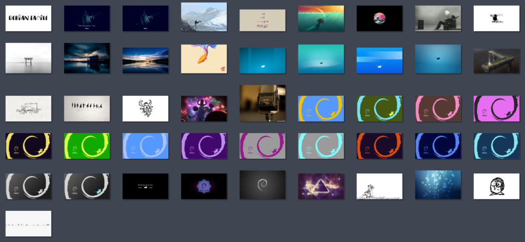 Fonds écran par défaut de Debian-Facile 11.1