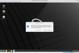 Fin installation Linux Mint