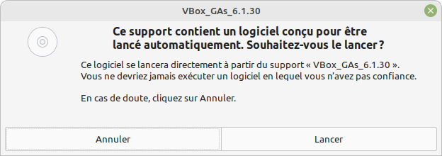 Lancement automatique installation des additions invité