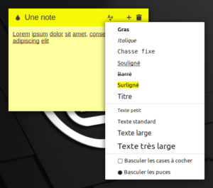 Linux Mint 20.3 - Sticky Notes