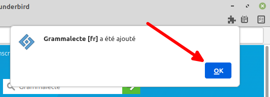 Thunderbird - Installer Grammalecte Fin