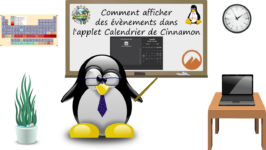 Comment afficher des évènements dans l’applet Calendrier de Cinnamon