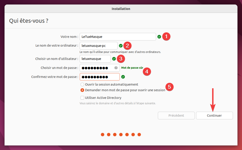 Installer Ubuntu 22.04 LTS - Qui êtes vous
