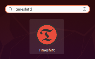 lanceur Timeshift