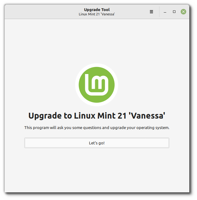Interface graphique pour la mise à niveau de Linux Mint - Mintupgrade GUI