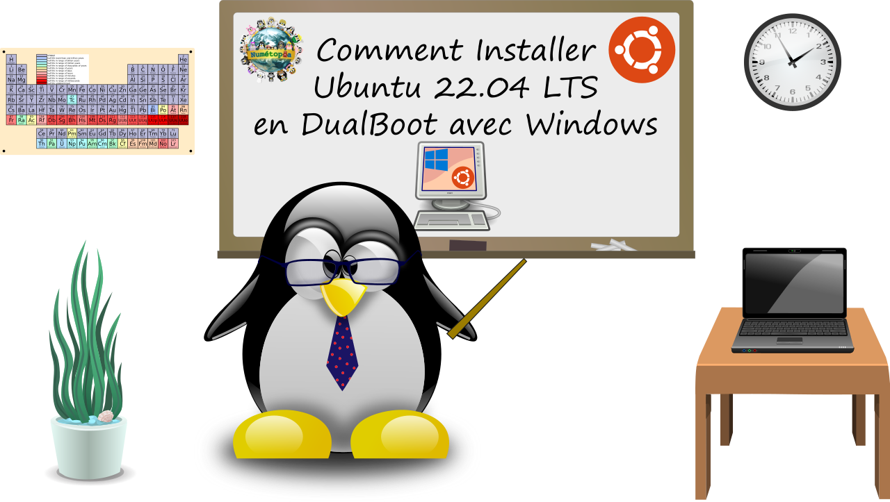 Comment installer Ubuntu 22.04 LTS en DualBoot avec Windows ?
