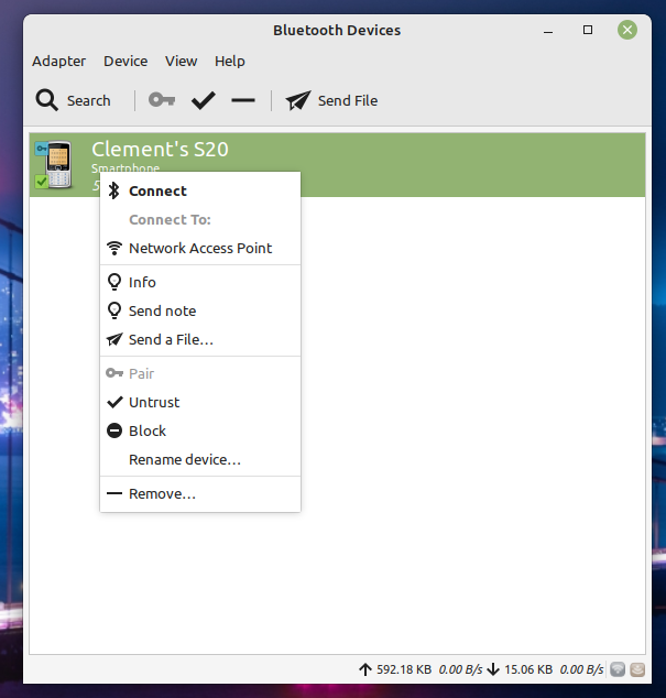 Linux Mint 21 - Blueman