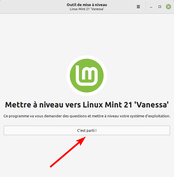 Mettre à niveau vers Linux Mint 21 - 1