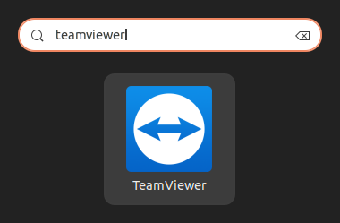 Lanceur TeamViewer dans Ubuntu