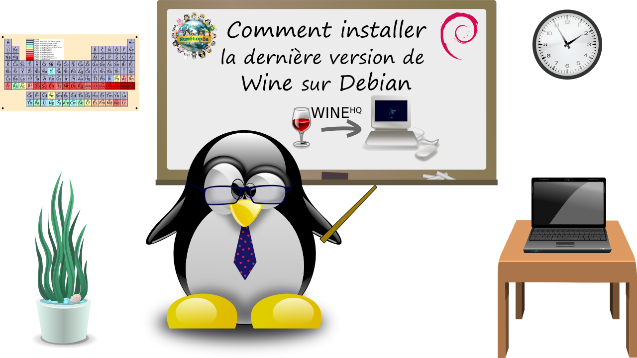 Comment installer les dernières versions de Wine sur Dedian