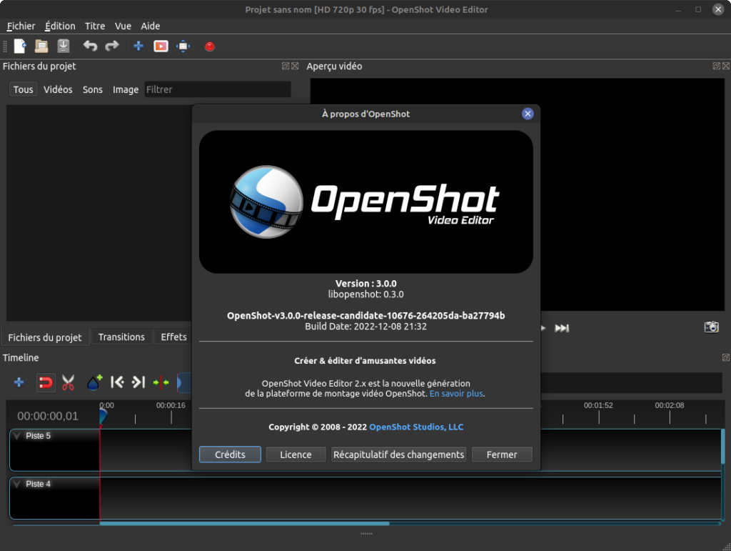OpenShot 3.0
