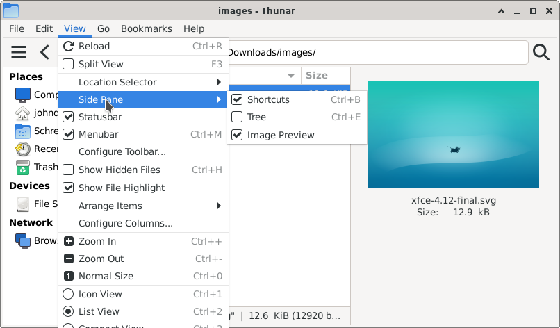 Xfce 4.18 - thunar-preview2