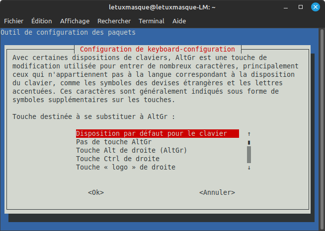 Changer disposition clavier en CLI 4