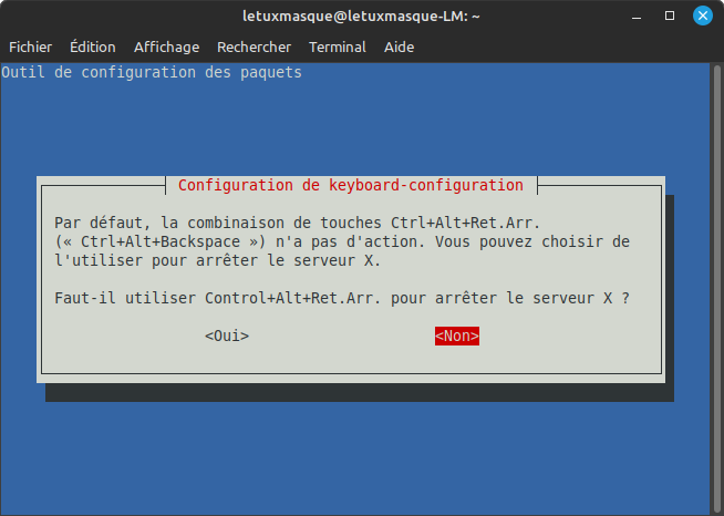 Changer disposition clavier en CLI 6