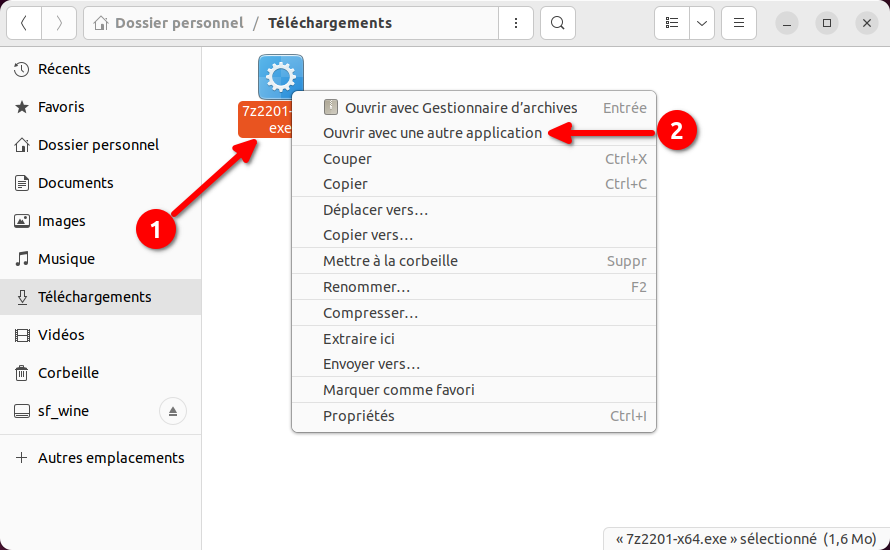Ouvrir une application avec wine sur Ubuntu 1