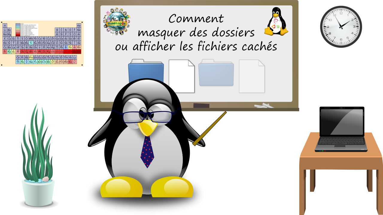 Comment masquer des dossiers ou afficher les fichiers cachés sous Linux