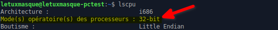 CPU 32 bits avec Ubuntu 32 bits