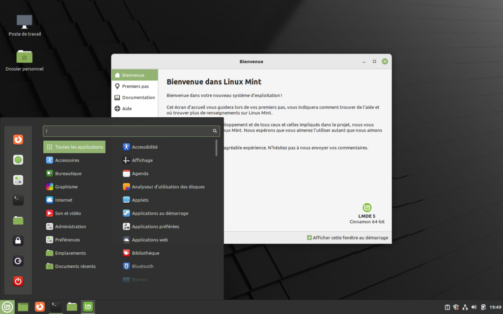 LMDE 5 (Linux Mint Debian Edition)