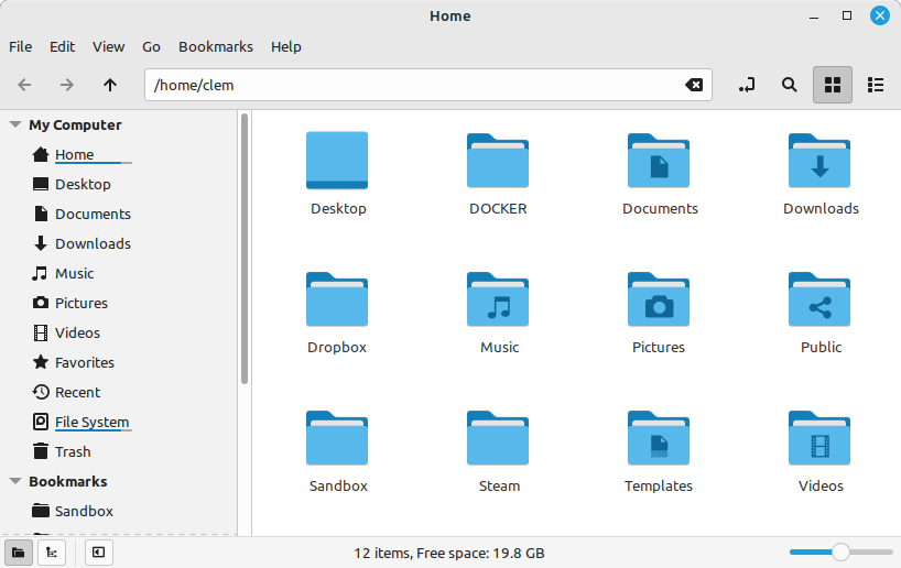 Linux Mint 21.2 - Couleur Aqua